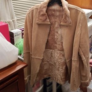 Guess genuine leather jacket.